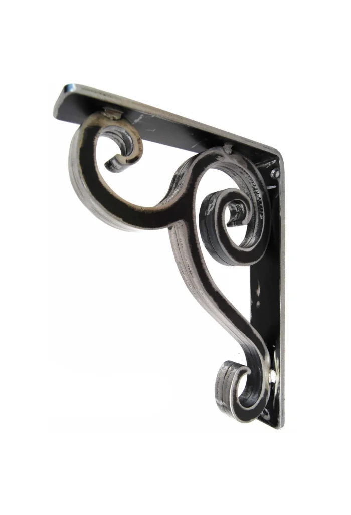 Wrought Iron Corbel - Linley 1.5" Wide Iron Countertop Corbel - Image 1