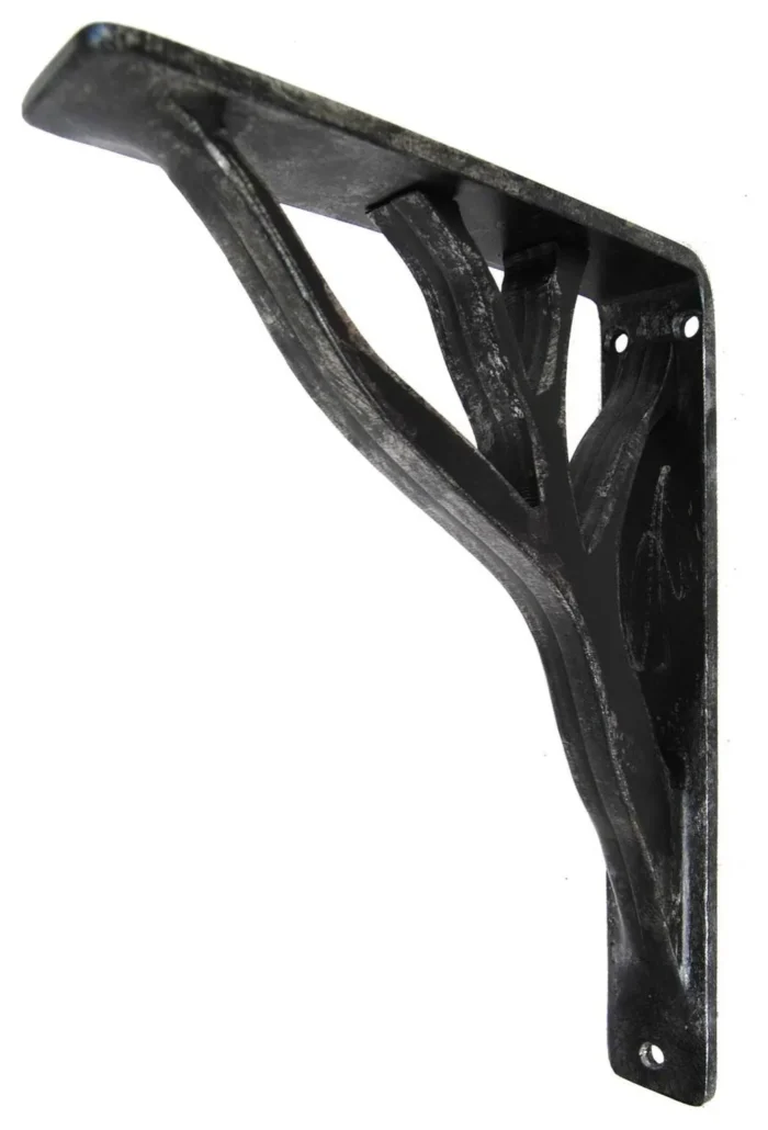 Wrought Iron Corbel - Willow 1.5" Wide Iron Countertop Corbel - Image 1