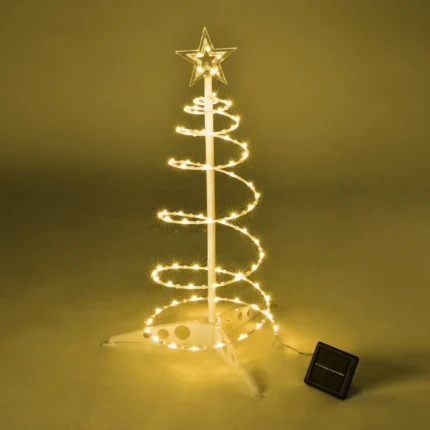 Yescom 2ft LED Spiral Tree Light Outdoor Christmas Decor Warm White 3 pack