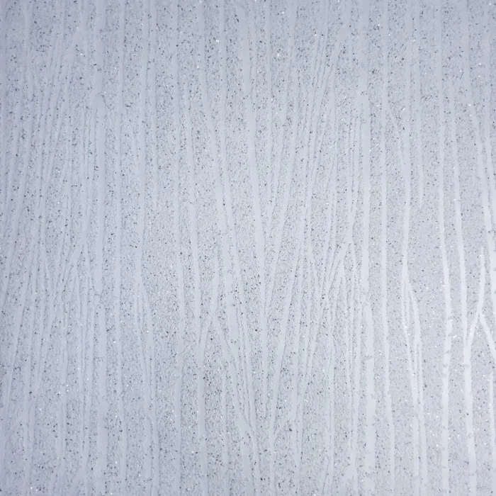 Zebra Natural Mica Vermiculite Wallpaper White, Sample - 8.5" X 11" - Image 1